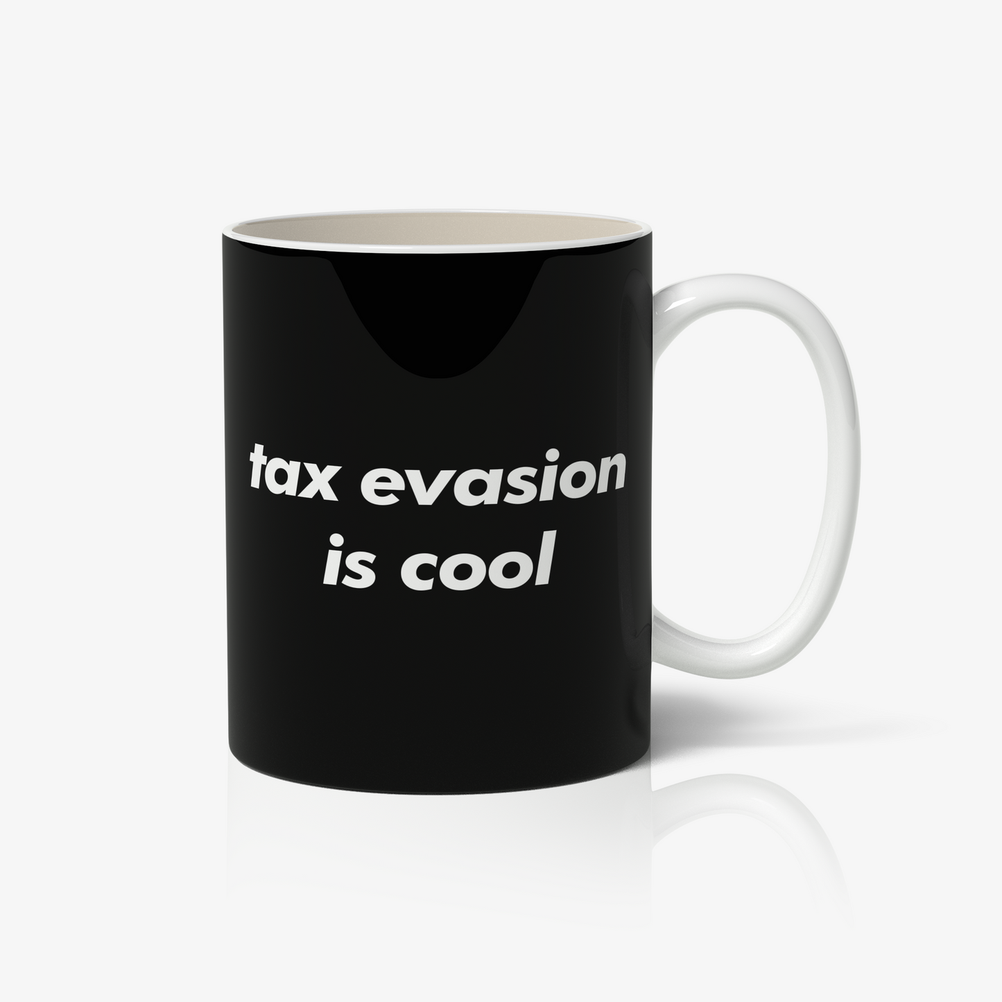 TAX EVASION is cool mug