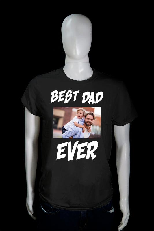 Fathers Day "Best Dad Ever" Personalized T-Shirt