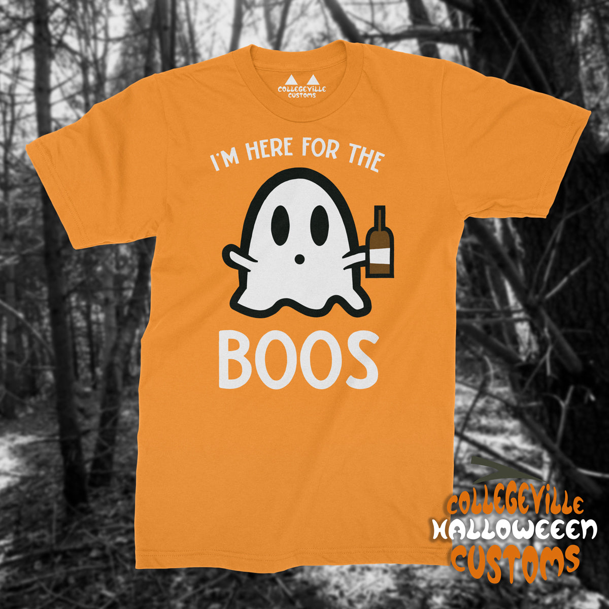 Funny "I'm Here for the BOOS Shirt" (Ghost Beer)