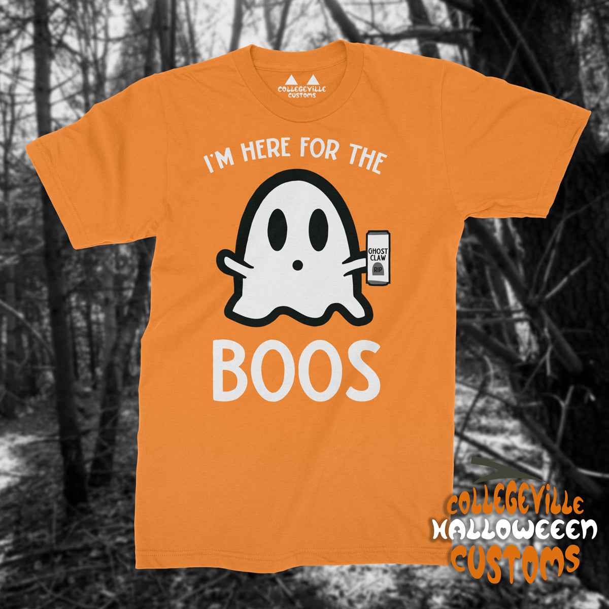 Funny "I'm Here for the BOOS Shirt" (Ghost Seltzer)