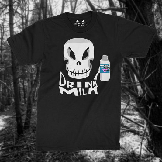 DRINK MILK Skeleton Shirt
