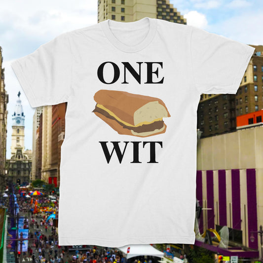 Philadelphia One Wit Funny Food Shirt