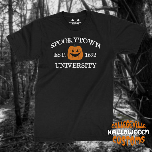 Spookytown University T Shirt Pumpkin Variant