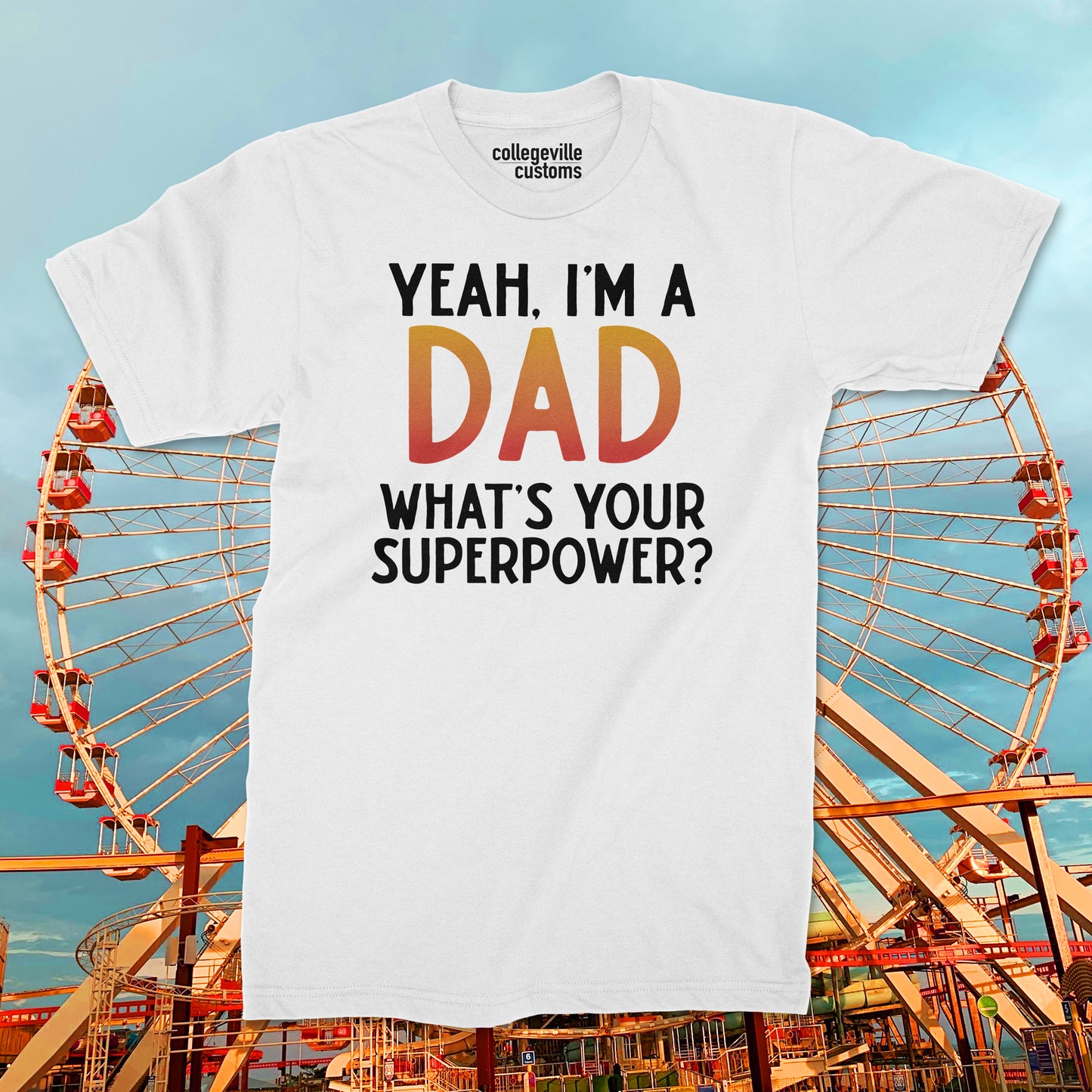 Funny "Yeah I'm a DAD" Father's Day Humor Dry-Fit tee